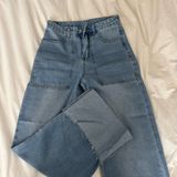Le Lis Blue Flare Wide Leg Jeans Photo 0
