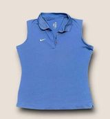 ♡ Nike Women’s Sleeveless Victory Golf Polo Shirt Dry Fit Blue ♡ Photo 0