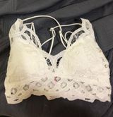 Francesca's White Lace Bralette Photo 0