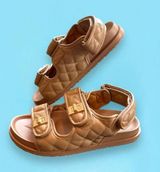 Qupid Albina sling back strap foot bed sandals size 8 Photo 0