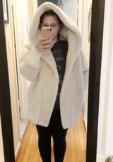 Blanc Teddy Coat Photo 0