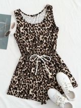 SheIn Cheetah Romper Photo 0