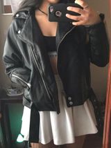 Free People Vegan Leather Jacket Photo 0