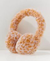 Urban Outfitters Lia Faux Fur Ear Muff NWT - Orang + Lavender Photo 0