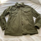 Supplies Green Fleece Shacket Photo 0