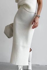 Commence Ribbed Knit Skirt Photo 0