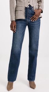 Pistola High Rise Straight Leg Medium Wash Denim Jeans Size 29 Photo 0
