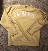 Comfort Colors Alpha Phi Crew neck  Photo 0