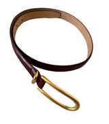 W By Worth Worth Woman’s Leather Brown Belt, Sz XS (31,5x0,8) Photo 0