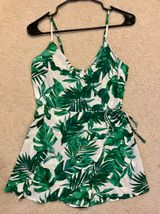 Forever 21 Palm Leaf Print Romper Photo 0