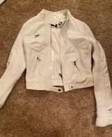 TJ Maxx white leather jacket Photo 0