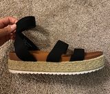 Aloha Island Platform Sandals Black Size 10 Photo 0