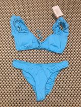 Dippin’ Daisy’s Blue Bikini Set Photo 0