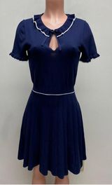 Navy Sweater Dress Photo 0