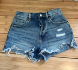 High-rise Jean Shorts Photo 0