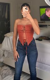 Lace Up Corset Top Photo 0
