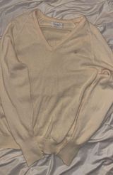 Christian Dior Vintage Pastel Yellow Dior Sweater Photo 0