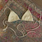 Aila Blue Triangle Bathing Suit Top Photo 0