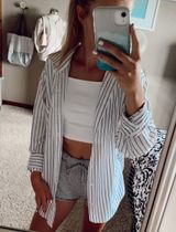 Oversized Vintage Button Down White Size 16 Photo 0