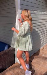 Princess Polly Sage Green Dress Photo 0