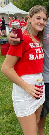 Gildan Wisconsin Crop Top Photo 0