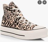 Converse Platform  All Star Animal Print Shoes Photo 0