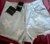 Le lis Star Denim Shorts Photo 0