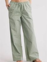 BDG Stripe Cotton Drawstring Waist Pants NWT Photo 0