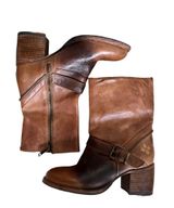 Patricia Nash Lombardy Leather Moto Boots Photo 0