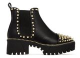 Cape Robbin Black Studded Booties Photo 0