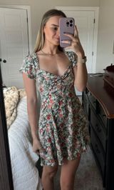Patterned Mini Dress Photo 0