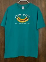 Dat Dog Dattitude New Orleans Green 100% Cotton Preshrunk Graphic T-shirt, size L Photo 0
