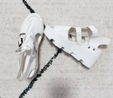 white platform sandals Size 8 Photo 0