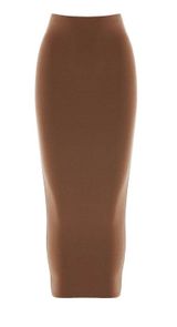 Naked Wardrobe Nude Hourglass Midi Skirt Photo 0