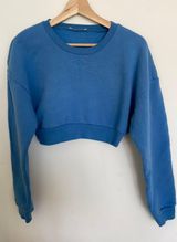 Reformation Jeans Blue Sweatshirt Photo 0