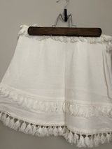 Skylar + Madison Boutique White Ruffle Woven Skirt   Photo 0