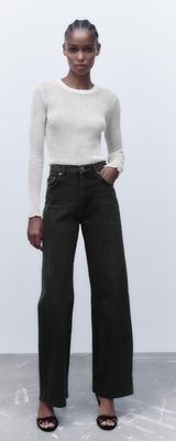 ZARA 90s Full Length Jeans Photo 0