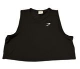 Cropped Tank Top Black Medium Athletic Photo 0