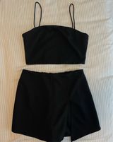 Black Skort Set Photo 0