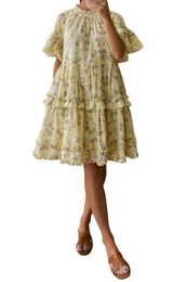 Talulah Tiered Ruffle Mini Dress Photo 0