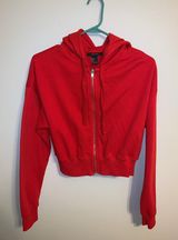 Red Zip Up Jacket Size M Photo 0