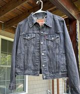 Levi's  Black/Gray Jean Jacket Photo 0
