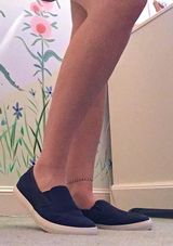 Timberland Navy Blue Slip-On Shoes Photo 0