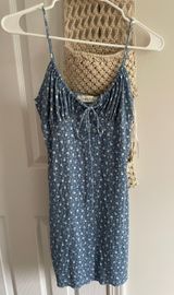 Blue floral sundress small  Photo 0