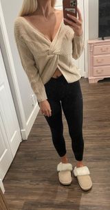 Oatmeal Twist Sweater Tan Photo 0