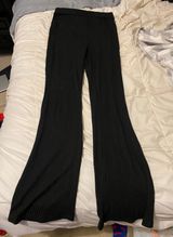 Flared Black Pants Size M Photo 0