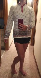 Breckenridge Fair Isle Quarter Zip Sweater Photo 0
