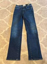 Frame le high straight denim jeans size 24 dark wash Photo 0
