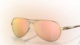 Oakley Sunglasses Prizm Rose Gold Polarized Lenses, Polished Gold Frame Photo 0