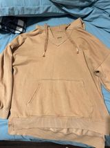 Tan Oversized Hoodie Photo 0